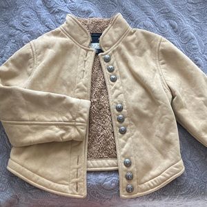 Vintage Style Suede Coat